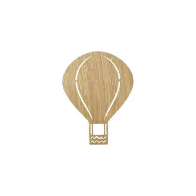 ferm LIVING - Air Balloon Vägglampa Oiled Oak