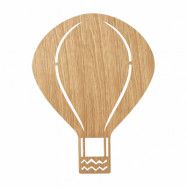 Ferm Living Air balloon vägglampa Oljad ek