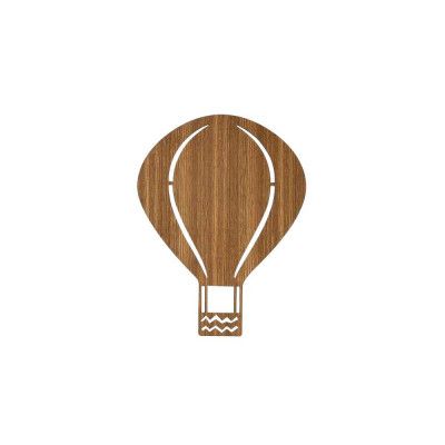 ferm LIVING - Air Balloon Vägglampa Smoked Oak