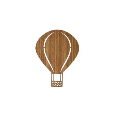 ferm LIVING - Air Balloon Vägglampa Smoked Oak