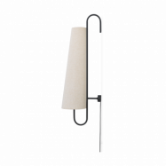 Ferm Living Ancora vägglampa Black-Natural