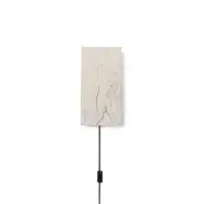 ferm LIVING - Argilla Vägglampa Rectangular Marble White