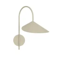 ferm LIVING - Arum vägglampa kashmirbeige svängbar 26 cm