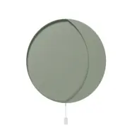 ferm LIVING - Neba LED-vägglampa, grön, Ø 45 cm, järn