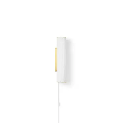 ferm LIVING - Vuelta Vägglampa 40 White/Brass