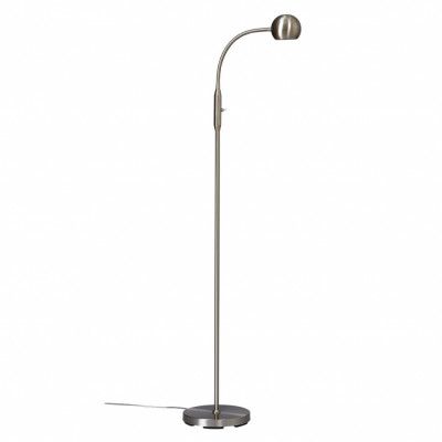Fladen golvlampa, nickel