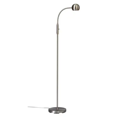 Fladen golvlampa, nickel