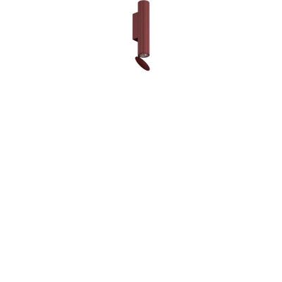 Flos - Flauta Vägglampa H225 Riga Anodized Ruby Red
