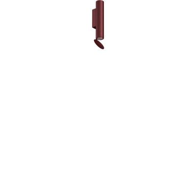 Flos - Flauta Vägglampa H225 Spiga Anodized Ruby Red