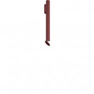 Flos - Flauta Vägglampa H500 Riga Anodized Ruby Red