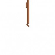 Flos - Flauta Vägglampa H500 Spiga Anodized Copper