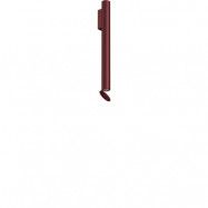Flos - Flauta Vägglampa H500 Spiga Anodized Ruby Red
