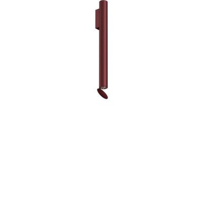 Flos - Flauta Vägglampa H500 Spiga Anodized Ruby Red
