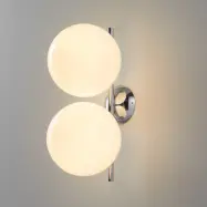 FLOS - IC C/W1 Double Plafond/Vägglampa Krom