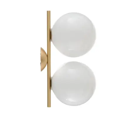 FLOS - IC C/W1 Dubbel taklampa/vägglampa mässing