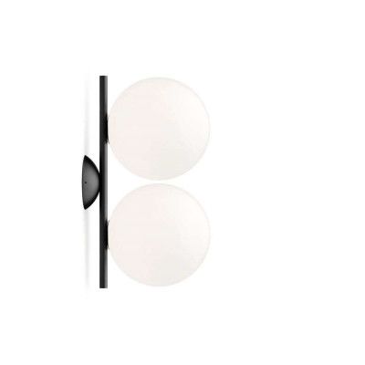FLOS - IC C/W1 Double Plafond/Vägglampa Svart