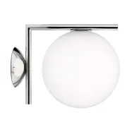 FLOS - IC C/W1 Vägglampa/Taklampa Krom