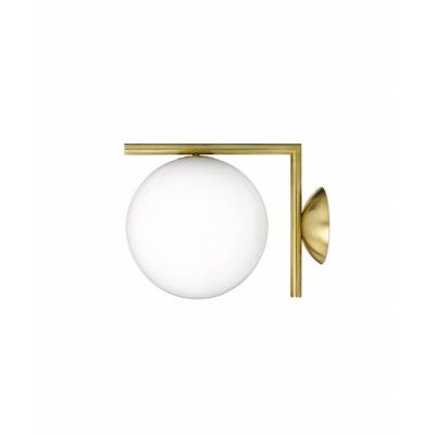 FLOS - IC C/W1 Vägglampa/Plafond Mässing