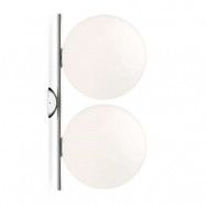 Flos - IC C/W2 Double Plafond/Vägglampa Krom