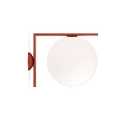 Flos - IC C/W2 Loftlampe/Vägglampa Burgundy