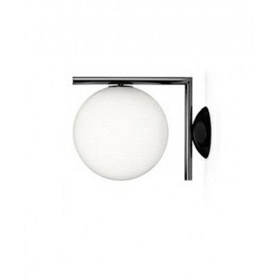 FLOS - IC C/W2 Vägglampa/Plafond Krom