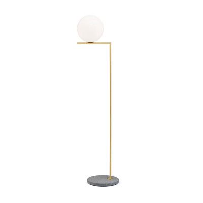 FLOS - IC F2 Outdoor Brass (Grey Lava Marble)