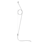 FLOS - Wirering Vägglampa Grå/Svart