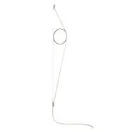 FLOS - Wirering Vägglampa Rosa/Svart