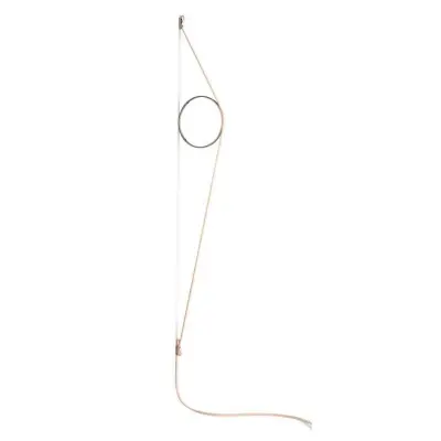 FLOS - Wirering Vägglampa Rosa/Svart