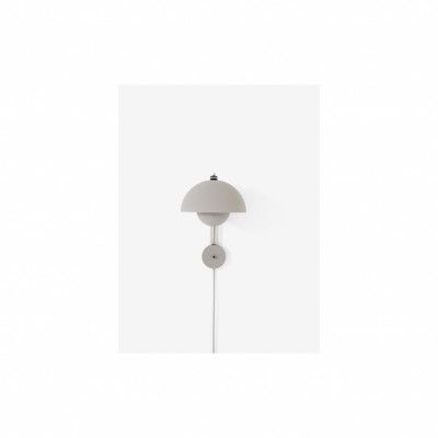 Flowerpot vägglampa VP8, Matt Light Grey
