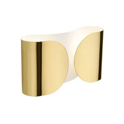 FOGLIO vägglampa, Guld 21cm