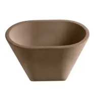 Aplomb vägglampa, brun, R7s - Foscarini Aplomb R7s - Vardagsrum - Design - Betong - Med flera ljuskällor