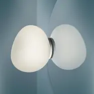 Foscarini - Gregg Piccola Vägglampa IP44 Mirror Vit