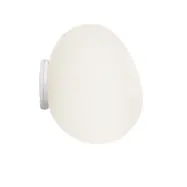 Foscarini - Gregg piccola vägglampa, vit, IP44, glas