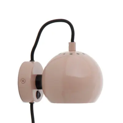 FRANDSEN - Ball Vägglampa Glossy Nude