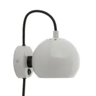 FRANDSEN - Ball Vägglampa Glossy Pale Grey