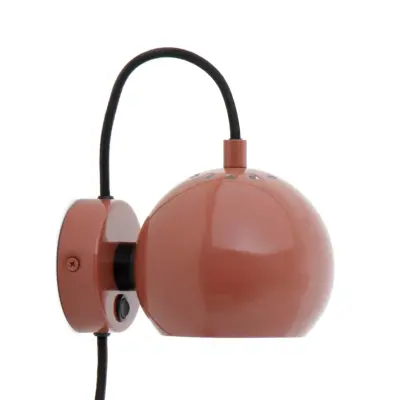 FRANDSEN - Ball Vägglampa Glossy Red