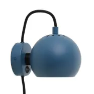 FRANDSEN - Ball Vägglampa Matt Petroleum Blue