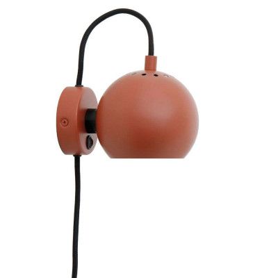 Frandsen - Ball Vägglampa Matt Terracotta Red