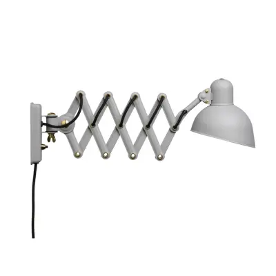 FRITZ HANSEN - Kaiser idell 6718-W Vägglampa med kontakt, grå,