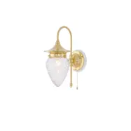 Fryxell vägglampa mässing/vit