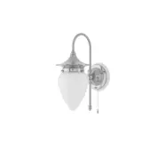 Fryxell vägglampa nickel/vit