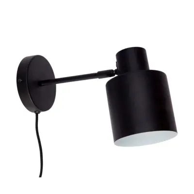 Fuse Vägglampa, svart 17cm
