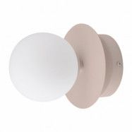 Globen Lighting Art Deco IP44 vägglampa/plafond Mud-vit