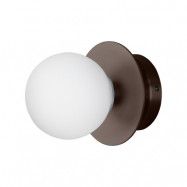Globen Lighting - Art Deco Vägglampa/Plafond IP44 Bronse/White