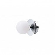 Globen Lighting - Art Deco Vägg-/Plafond IP44 Chrome/White
