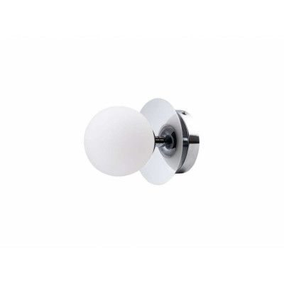 Globen Lighting - Art Deco taklampa, IP44, krom/vit