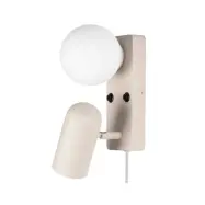 Globen Lighting - Doppio Vägglampa Beige