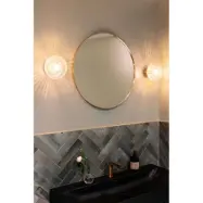 Globen Lighting - Fungo 16 taklampa, IP44, klar/mässing