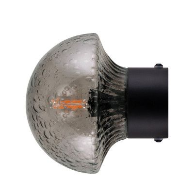 Globen Lighting - Fungo 16 taklampa, IP44, rök/svart